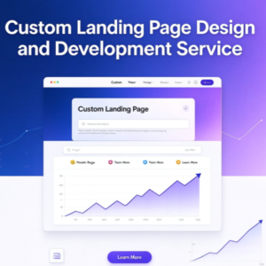 Custom Landing Page Design and Development Service